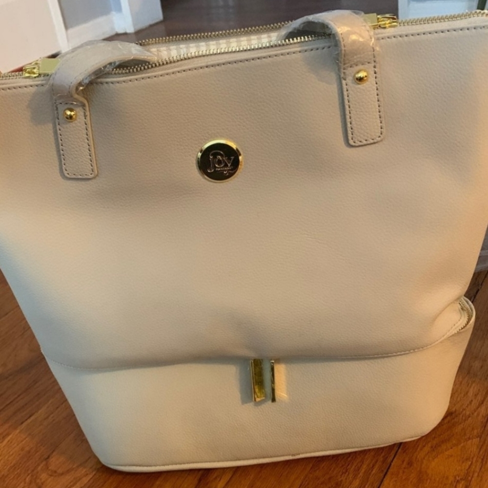 Joy Mangano pebble leather purse
